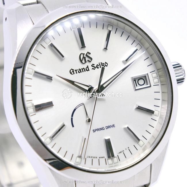 Seiko Grand 9r65-0bm0 Sbga299 Stainless Steel Spring Drive Mens White Dial Watch Seiko Grand 9r65-0bm0 Sbga299 Stainless Steel Spring Drive Mens White Dial Watch