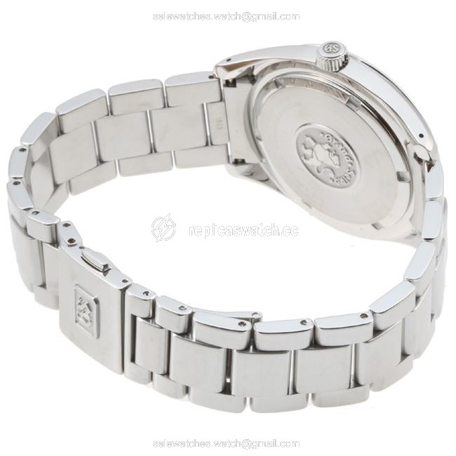 Seiko Grand Mens Sbgv023 (9f82-0af0) Stainless Steel Black Watch Seiko Grand Mens Sbgv023 (9f82-0af0) Stainless Steel Black Watch