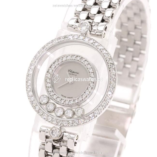 Chopard 20/3957 Happy Diamonds K18 White Gold Ladies Watch Chopard 20/3957 Happy Diamonds K18 White Gold Ladies Watch