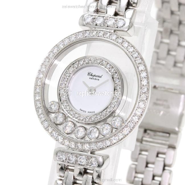 Chopard 4079.1 Happy Diamonds K18 White Gold Ladies Watch Chopard 4079.1 Happy Diamonds K18 White Gold Ladies Watch