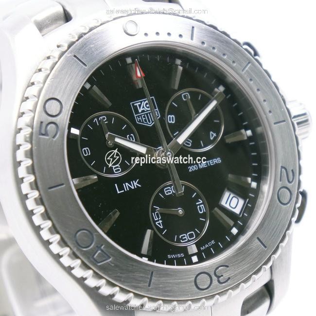TAG Heuer Link Chronograph Cj1110.ba0576 Stainless Steel Self-winding Mens Black Dial Watch TAG Heuer Link Chronograph Cj1110.ba0576 Stainless Steel Self-winding Mens Black Dial Watch