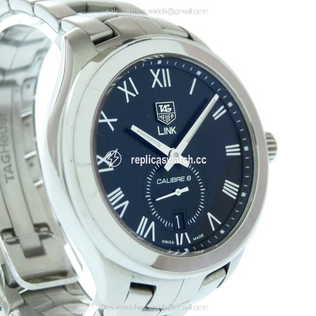 TAG Heuer Self-winding Link Caliber 6 Wat2114 Stainless Steel Black Dial Mens Watch TAG Heuer Self-winding Link Caliber 6 Wat2114 Stainless Steel Black Dial Mens Watch