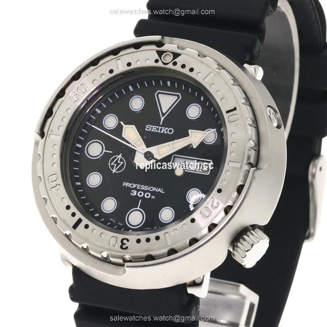 Seiko 7c46-7011 Marine Master Stainless Steel Rubber Men Watch Seiko 7c46-7011 Marine Master Stainless Steel Rubber Men Watch