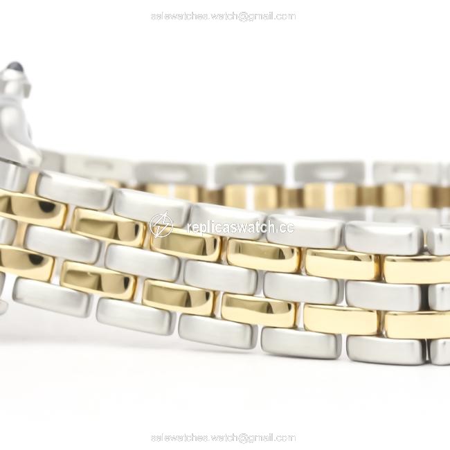 Cartier Panthere De Quartz Stainless Steel Yellow Gold (18k) Womens Dress 166921 Watch Cartier Panthere De Quartz Stainless Steel Yellow Gold (18k) Womens Dress 166921 Watch