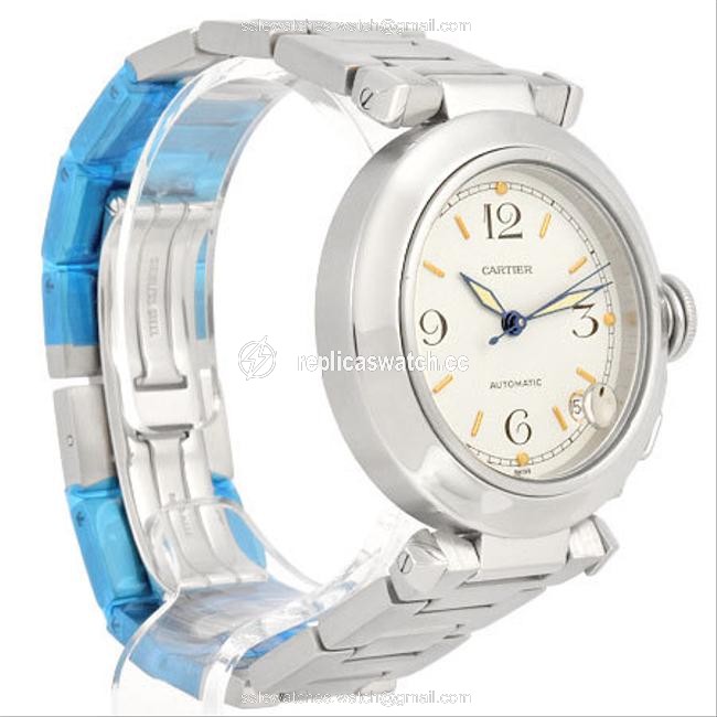 Cartier Pasha C Stainless Steel Boys White Dial W31015m7 Watch Cartier Pasha C Stainless Steel Boys White Dial W31015m7 Watch