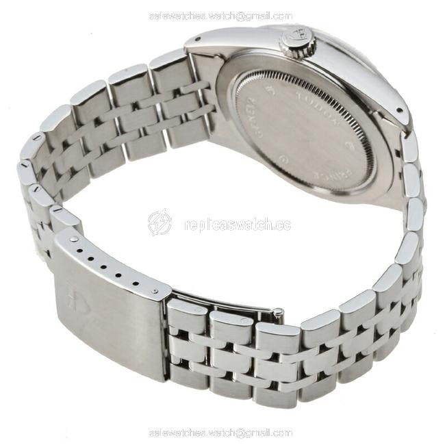 Tudor Prince Date Day Mens 76200 Stainless Steel White Arabian Dial Watch Tudor Prince Date Day Mens 76200 Stainless Steel White Arabian Dial Watch