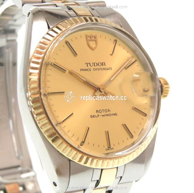Tudor Prince Oyster Date 90733 K18 Yellow Gold Stainless Steel Antique Men Watch Tudor Prince Oyster Date 90733 K18 Yellow Gold Stainless Steel Antique Men Watch