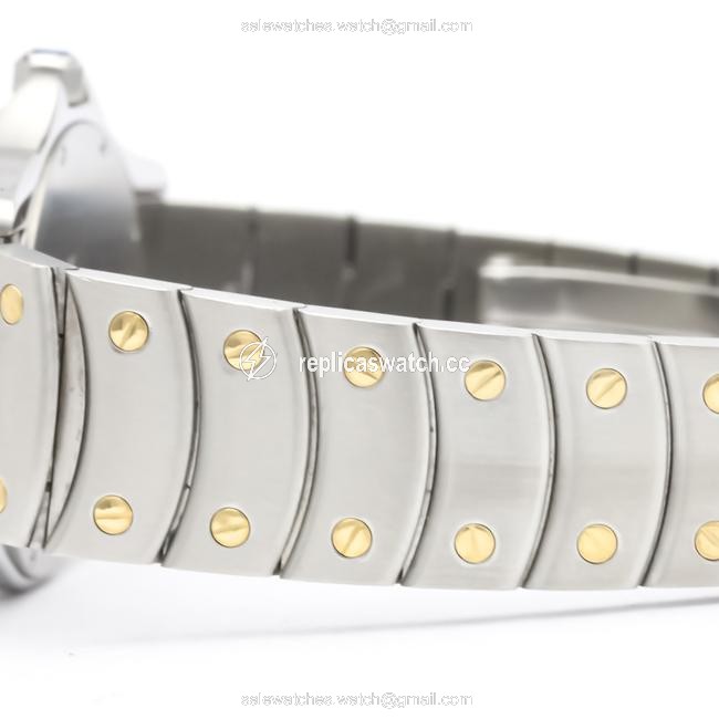 Cartier Santos Cougar Quartz Stainless Steel Yellow Gold (18k) Womens Dress Watch Cartier Santos Cougar Quartz Stainless Steel Yellow Gold (18k) Womens Dress Watch
