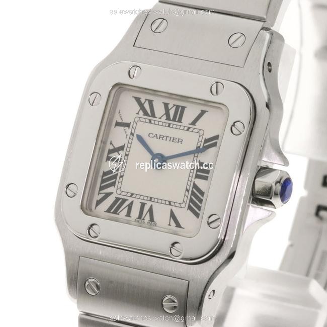 Cartier W20056d6 Santos Galve Sm Stainless Steel Ladies Watch Cartier W20056d6 Santos Galve Sm Stainless Steel Ladies Watch