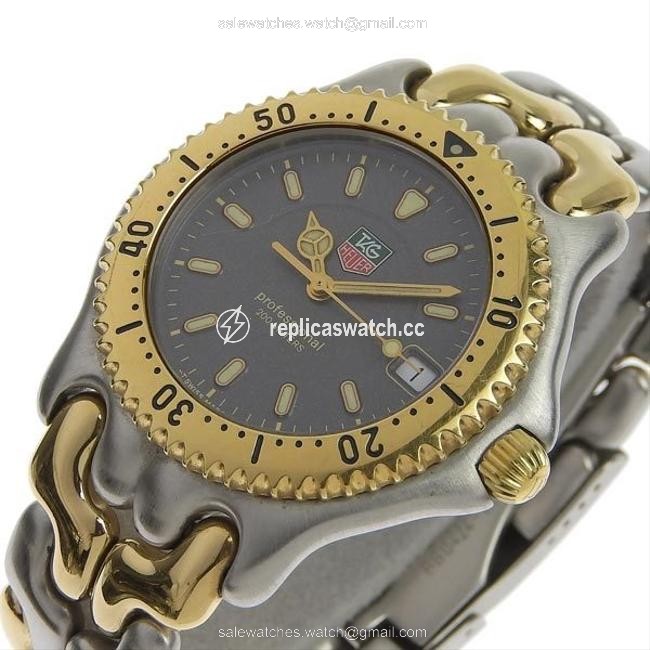TAG Heuer Gold / Silver Genuine Cell Professional 200 Mens Quartz Wg1120-0 Watch TAG Heuer Gold / Silver Genuine Cell Professional 200 Mens Quartz Wg1120-0 Watch