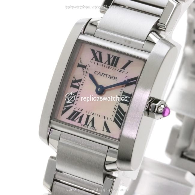 Cartier Wg51208q3 Tank Francaise Sm Stainless Steel Ladies Watch Cartier Wg51208q3 Tank Francaise Sm Stainless Steel Ladies Watch