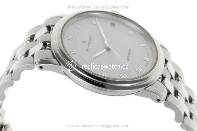 Blancpain Villeret Extra Slim 1195-1127-10 White Dial Stainless Steel Watch Blancpain Villeret Extra Slim 1195-1127-10 White Dial Stainless Steel Watch