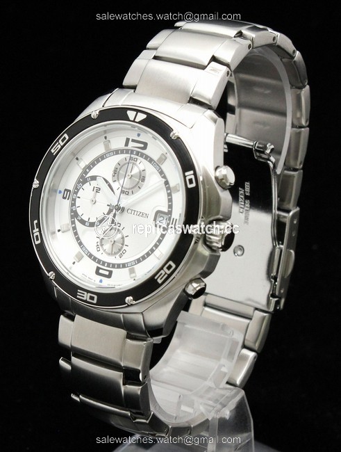 Citizen Chronograph Date Silver Dial Ss Mens 0510-s076111 An3440-53a Watch Citizen Chronograph Date Silver Dial Ss Mens 0510-s076111 An3440-53a Watch
