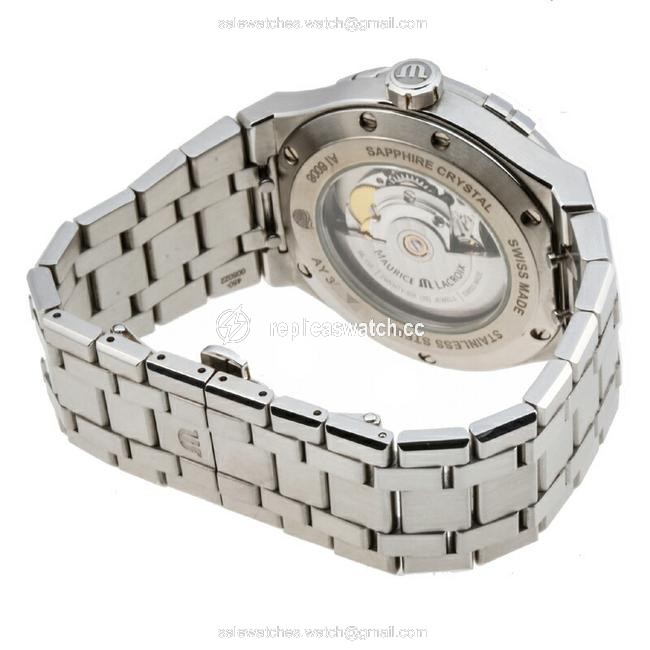 Maurice Lacroix Icon Mens Ai6008-ss002-430-1 Stainless Steel Blue Dial Watch Maurice Lacroix Icon Mens Ai6008-ss002-430-1 Stainless Steel Blue Dial Watch