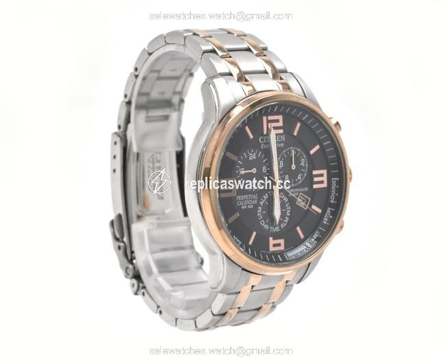 Citizen Perpetual Calendar Eco-drive Chronograph Dial Ss Gp Mens E820-s075262 Watch Citizen Perpetual Calendar Eco-drive Chronograph Dial Ss Gp Mens E820-s075262 Watch