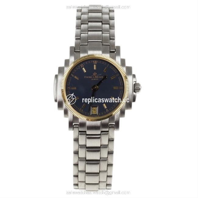 Baume & Mercier Grey Stainless Steel Shogun 5236.018.3 Womens Wristwatch 26 Mm Watch Baume & Mercier Grey Stainless Steel Shogun 5236.018.3 Womens Wristwatch 26 Mm Watch