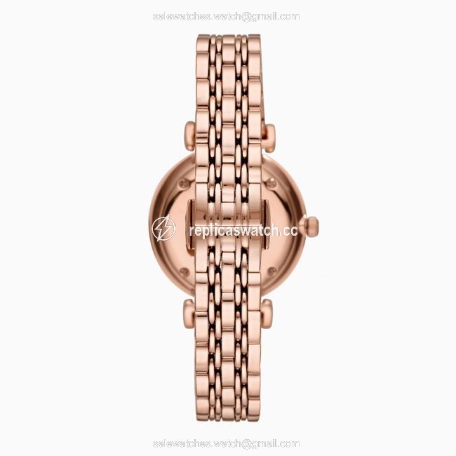 Emporio Armani Rose Gold Stainless Steel Womens Ar11244 Watch Emporio Armani Rose Gold Stainless Steel Womens Ar11244 Watch