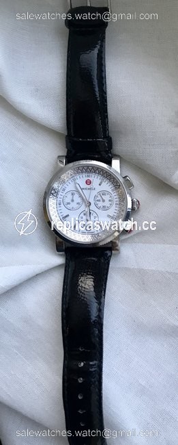 Michele Silver Glamour Sport Sail Diamond Watch Michele Silver Glamour Sport Sail Diamond Watch