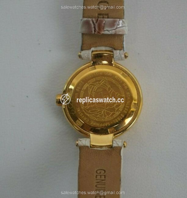 Versace Gold Womens M5q80d001 S001 Mystique Ion-plated Sunray Dial Watch Versace Gold Womens M5q80d001 S001 Mystique Ion-plated Sunray Dial Watch