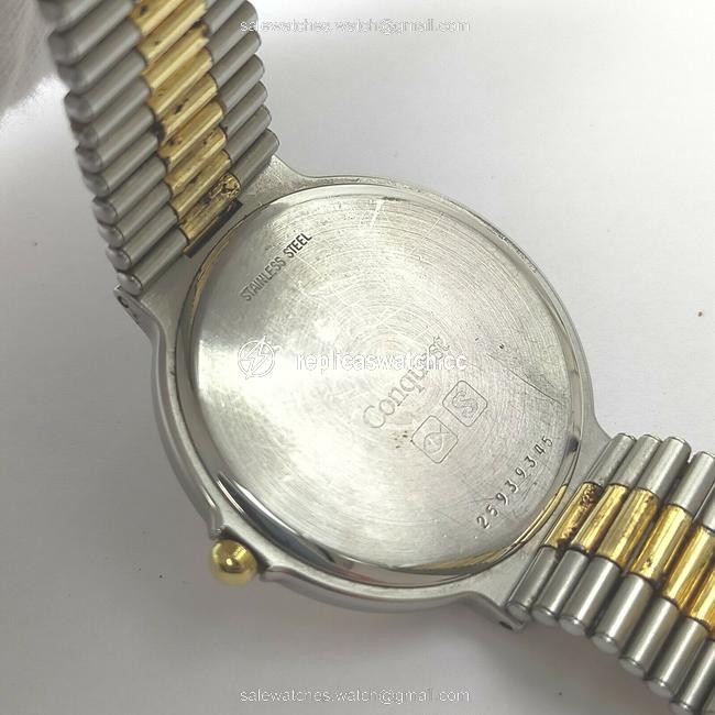 Longines Silver X Gold 32mm Coquest Daydate 862596 Watch Longines Silver X Gold 32mm Coquest Daydate 862596 Watch