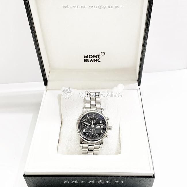 Montblanc XL Great Condition Star 18966 38mm Stainless Steel Wristwatch Watch Montblanc XL Great Condition Star 18966 38mm Stainless Steel Wristwatch Watch