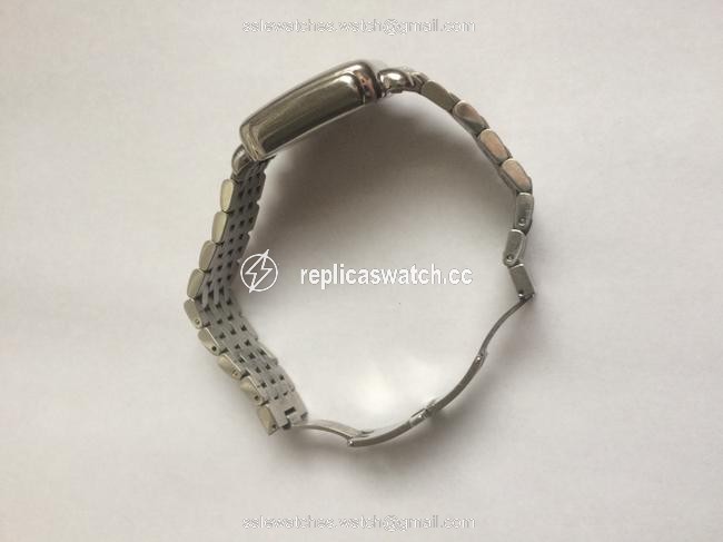 Michele Silver Stainless Steel Deco Watch Michele Silver Stainless Steel Deco Watch