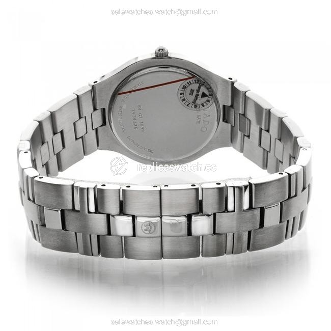 Movado Black 0605023 Juro Ss with Customized Diamond Bezel Watch Movado Black 0605023 Juro Ss with Customized Diamond Bezel Watch