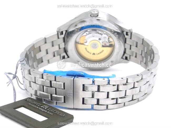 Maurice Lacroix Roman Masterpiece Tradition Small Second Mens Stainless Steel Silver Dial Dh39689 Watch Maurice Lacroix Roman Masterpiece Tradition Small Second Mens Stainless Steel Silver Dial Dh39689 Watch