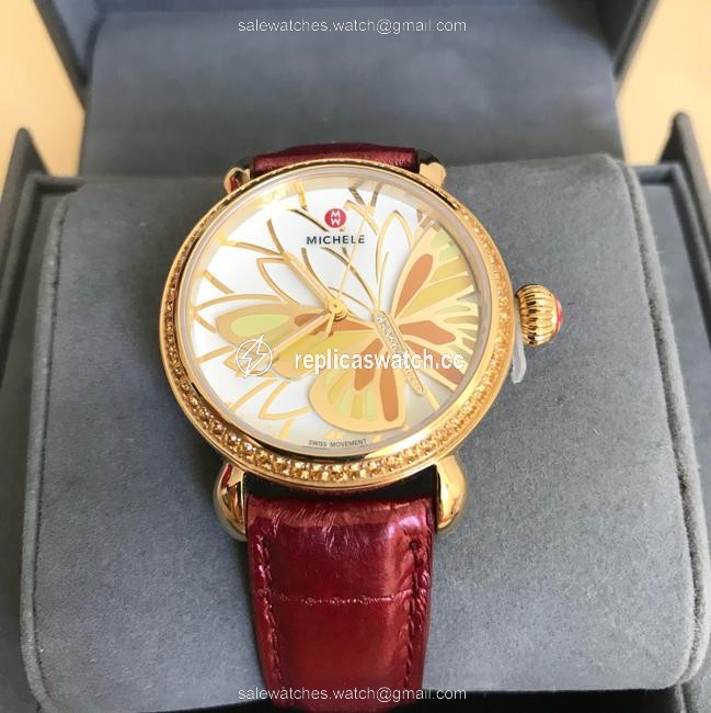 Michele Multicolor Garden Party White Dial Ladies Mw05d41b0996 Watch Michele Multicolor Garden Party White Dial Ladies Mw05d41b0996 Watch