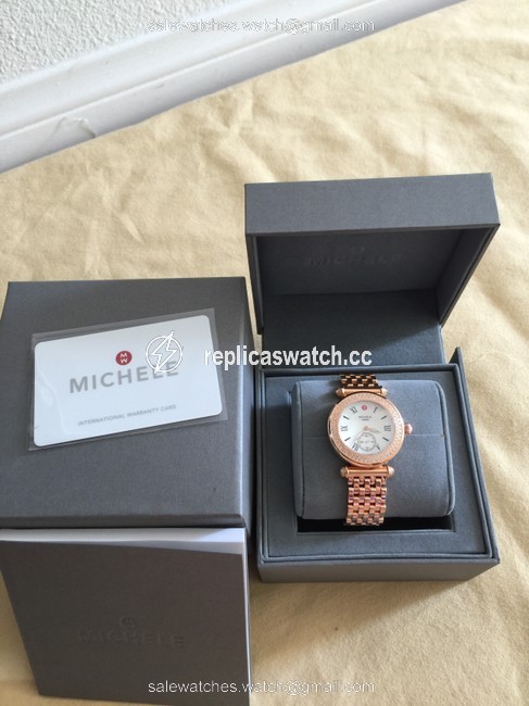 Michele Rose Gold Caber Diamond Gold-tone Mop Mww16a000044 ( Watch Michele Rose Gold Caber Diamond Gold-tone Mop Mww16a000044 ( Watch
