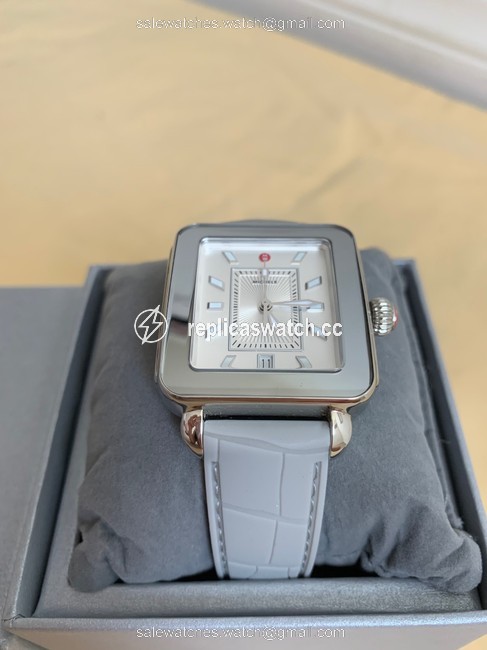 Michele Grey / Silver New Deco Sport Stainless-steel and Light Mww06k000009 Watch Michele Grey / Silver New Deco Sport Stainless-steel and Light Mww06k000009 Watch