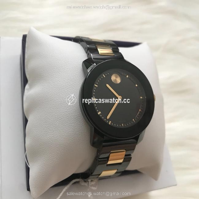 Movado Black / Gold Womens Dial Ceramic 3600172 Watch Movado Black / Gold Womens Dial Ceramic 3600172 Watch