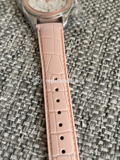 Michele Multicolor New Set Cape Rose Gold Silver Pink Topaz Chronograph Mww27e000017 Watch Michele Multicolor New Set Cape Rose Gold Silver Pink Topaz Chronograph Mww27e000017 Watch