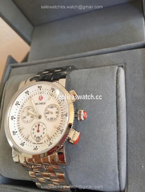 Michele Silver Sport Sail White Dial Mww01c000021 Watch Michele Silver Sport Sail White Dial Mww01c000021 Watch