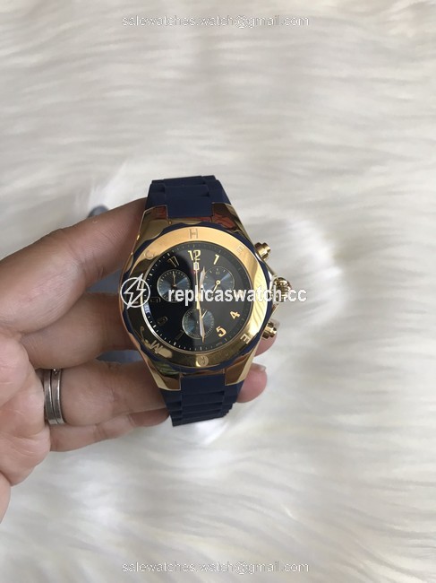 Michele Navy/ Gold Jelly Tahitian Bean Mww12f000084 Watch Michele Navy/ Gold Jelly Tahitian Bean Mww12f000084 Watch
