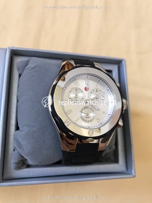 Michele Black / Silver Jelly Flash-sale 10% Off Bean Mww12f000033 Watch Michele Black / Silver Jelly Flash-sale 10% Off Bean Mww12f000033 Watch