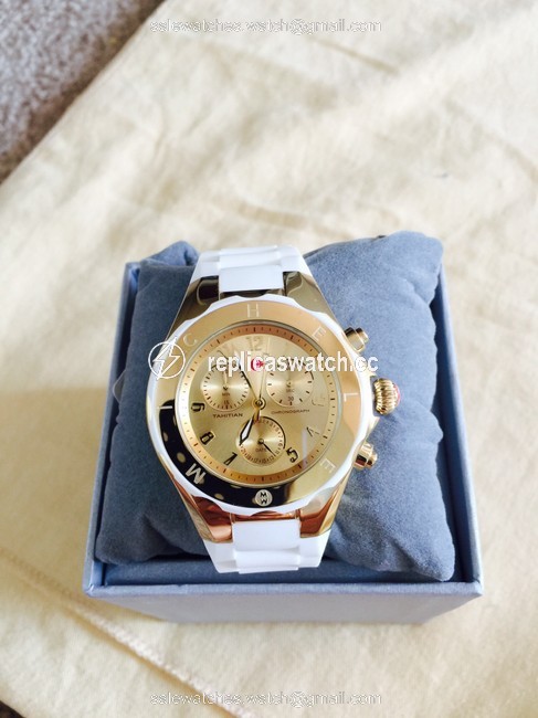 Michele Gold/ White Jelly Bean White/ Mww12f000031 Watch Michele Gold/ White Jelly Bean White/ Mww12f000031 Watch