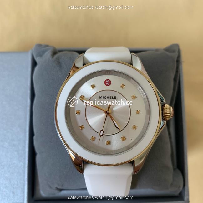 Michele Multicolor " Interchangeable Strap" Cape Topaz Mww27a000024 Watch Michele Multicolor " Interchangeable Strap" Cape Topaz Mww27a000024 Watch