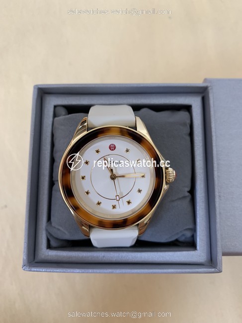 Michele Multicolor Cape Ivory Gold Tort Topaz Dial Mww27a000030 Watch Michele Multicolor Cape Ivory Gold Tort Topaz Dial Mww27a000030 Watch