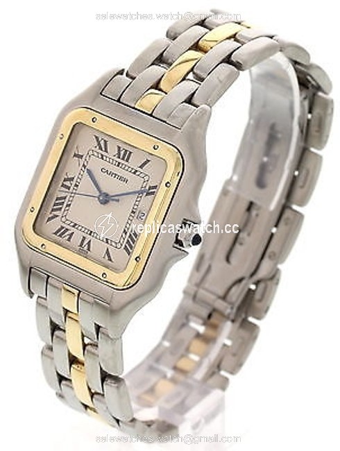 Cartier Jumbo Panthere 18k Yg Ss 183957 Watch Cartier Jumbo Panthere 18k Yg Ss 183957 Watch