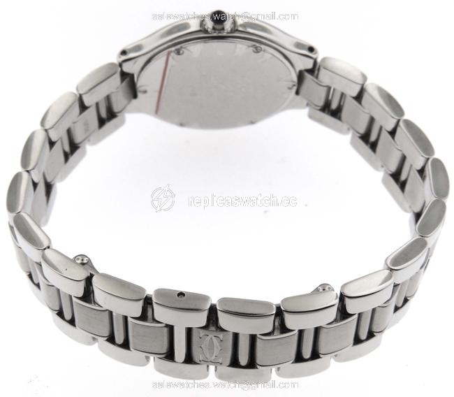 Cartier Silver Mint Ladies Must 21 Stainless Steel 28mm 1340 Watch Cartier Silver Mint Ladies Must 21 Stainless Steel 28mm 1340 Watch