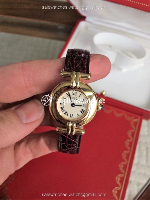 Cartier Ladies Must De 18k Vermeil Gold Plated Watch Cartier Ladies Must De 18k Vermeil Gold Plated Watch