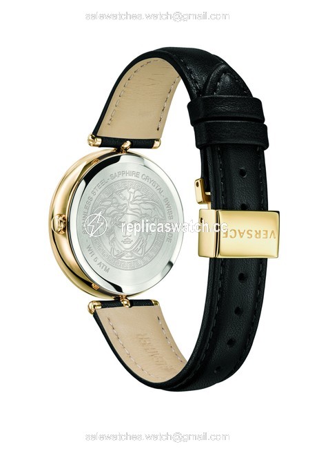 Versace Black & Gold Palazzo Empire Watch Versace Black & Gold Palazzo Empire Watch