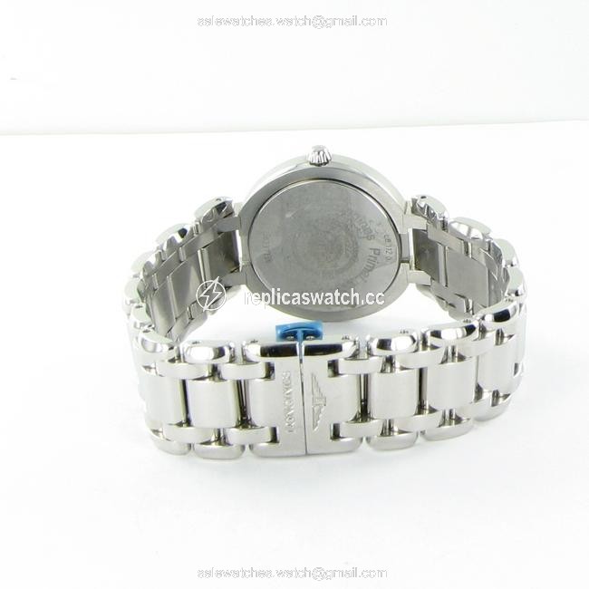 Longines Silver Primaluna L81120876 Diamond Bezel Mop Dial Date 30mm Watch Longines Silver Primaluna L81120876 Diamond Bezel Mop Dial Date 30mm Watch