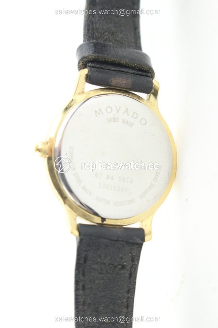 Movado Black X Gold 87 E4 0814 Limited 26mm Museum 97mov127 Watch Movado Black X Gold 87 E4 0814 Limited 26mm Museum 97mov127 Watch