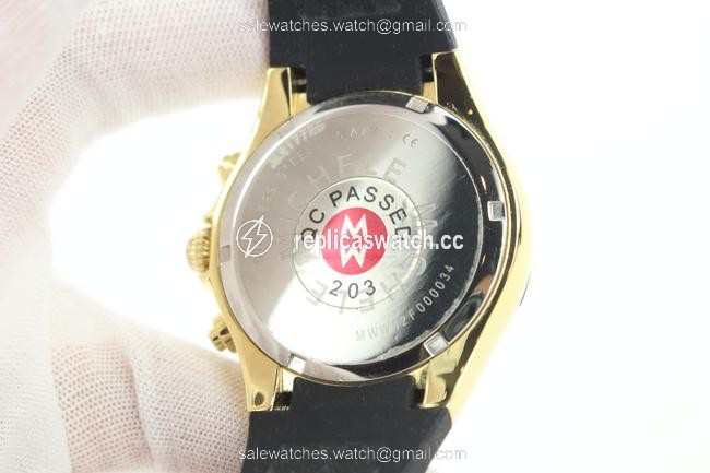 Michele Gold X Black Jelly Mww12f000034 Tahitian Large 40mm 16mi114 Watch Michele Gold X Black Jelly Mww12f000034 Tahitian Large 40mm 16mi114 Watch
