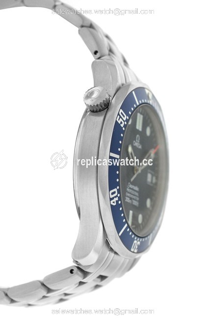Omega Silver Mens Seamaster 2531.80 Chronometer Steel Date 41mm Watch Omega Silver Mens Seamaster 2531.80 Chronometer Steel Date 41mm Watch