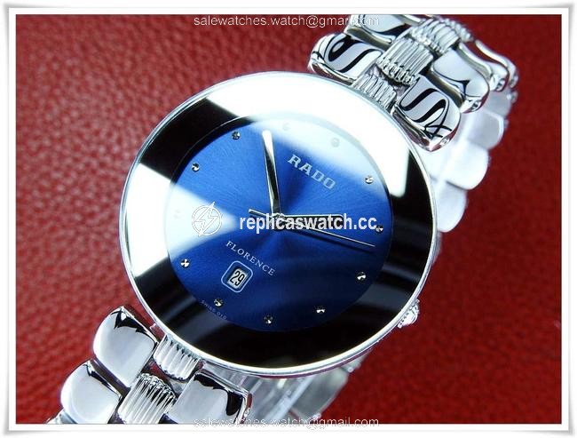 Rado Silver Blue W Unisex Diastar St.steel Dial Quartz W/Bracelet Watch Rado Silver Blue W Unisex Diastar St.steel Dial Quartz W/Bracelet Watch