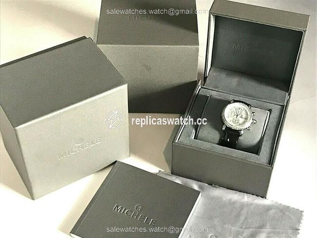 Michele Silver Csx Diamond Chronograph Womens M71-4000/5000 Watch Michele Silver Csx Diamond Chronograph Womens M71-4000/5000 Watch