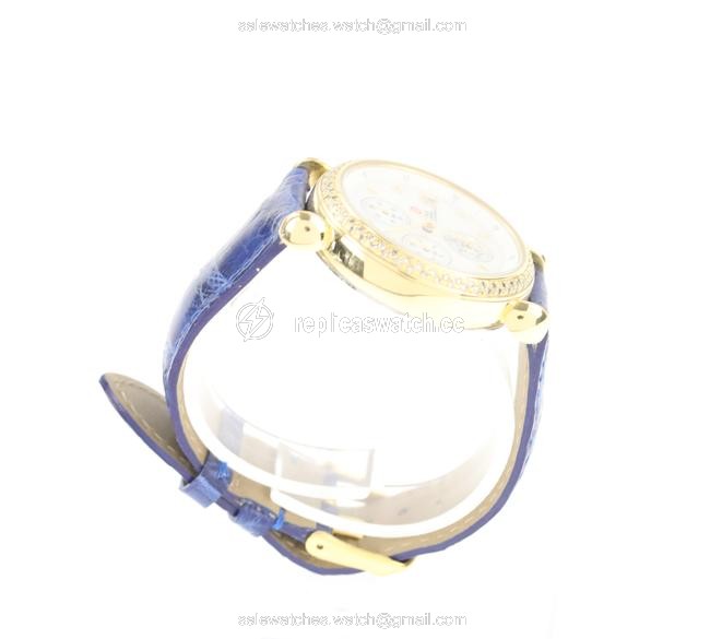 Michele Gold Diamond Chronograph Csx Watch Michele Gold Diamond Chronograph Csx Watch